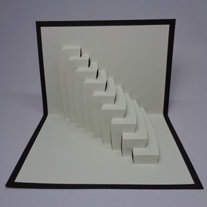 Twin Stairs Origamic Architecture Pop Up Card