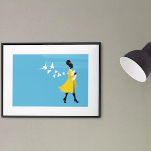 Amanda Gorman Be the Light  Premium Matte poster XL
