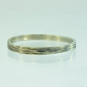 wedding ring men white gold,wedding band,men&#39;s wedding ring,unique wedding ring,14k white gold ring,Rustic Ring,Textured Ring, Organic Ring