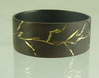 Kintsukuroi Wedding Band,Jewelry,Rings,Kintsukuroi ring,Kintsugi wedding ring,Wedding Bands,wedding,wedding ring,mans ring,engagement ring