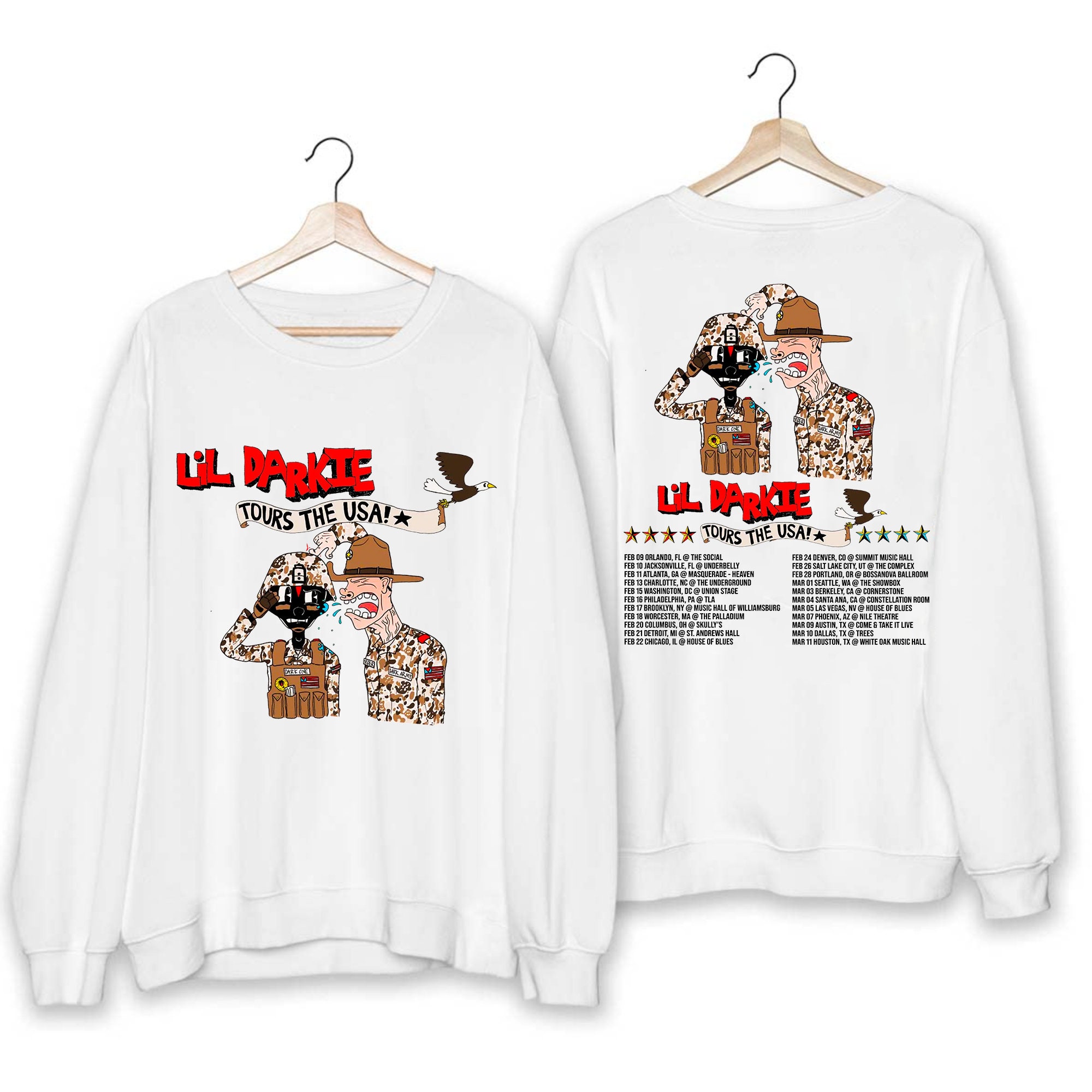 Lil Darkie USA Tour 2023 Shirt, Lil Darkie Rap Shirt, Lil Darkie Fan ...