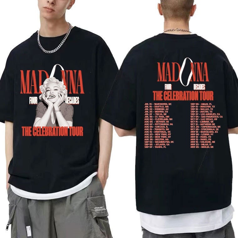 Discover マドンナ メンズ レディース Tシャツ Madonna 2023 Tour