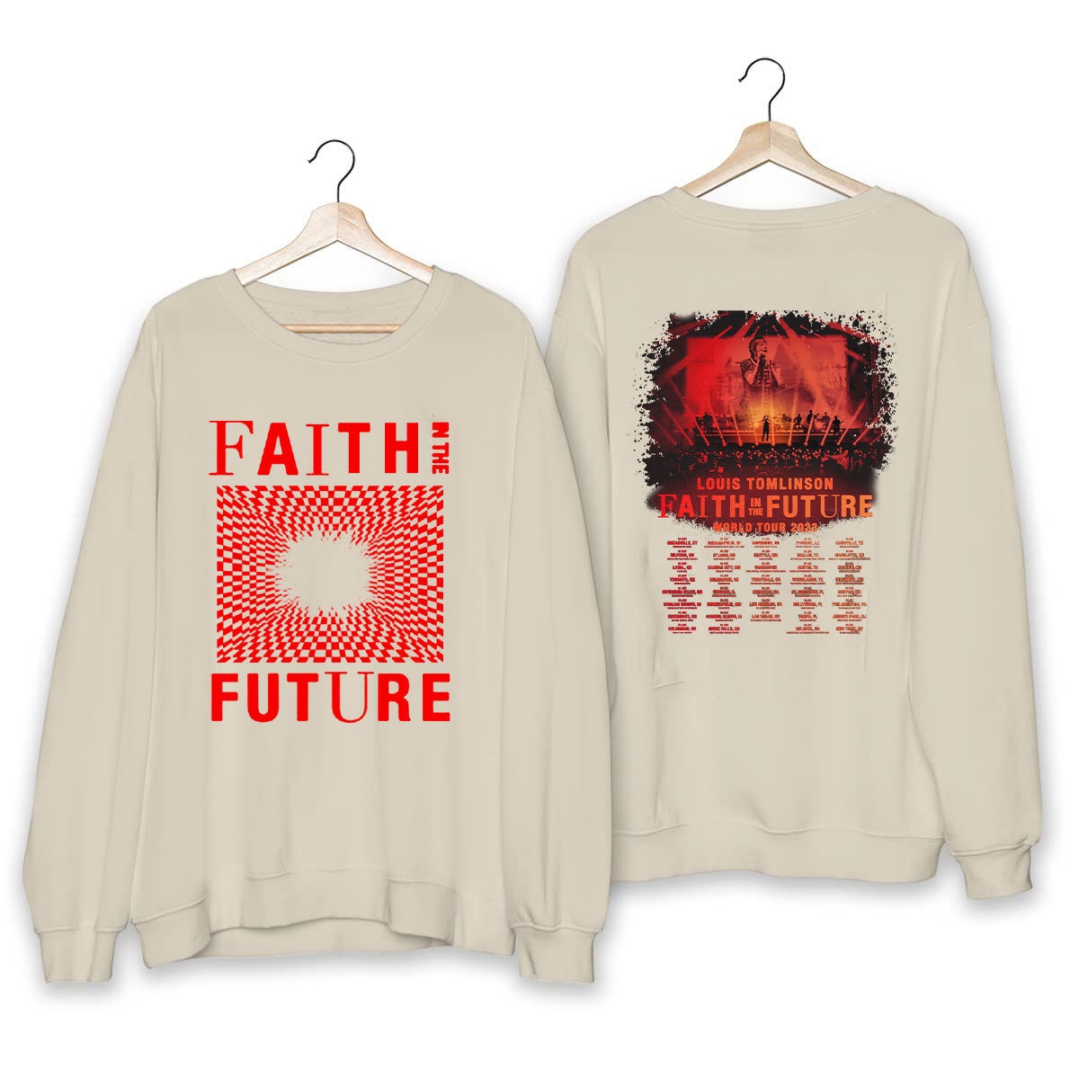 Faith In The Future Shirt, Louis Tomlinson Short Sleeve Long Sleeve