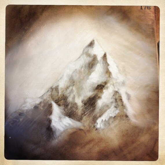 Items similar to Mountain on Etsy
