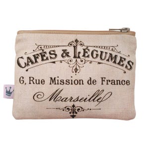 Mini astuccio con cerniera «Caffè e legumi»
