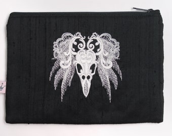 Zipper Pouch «Bird Skull»