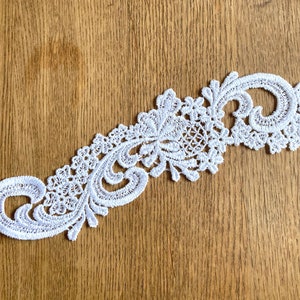 Medium lace applique, Applique, Wedding dress, Lace, Venice lace applique, Venice lace, Bridal, flower applique