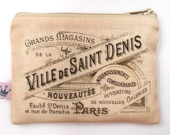 Mini Zipper Pouch «Ville de St. Denis»