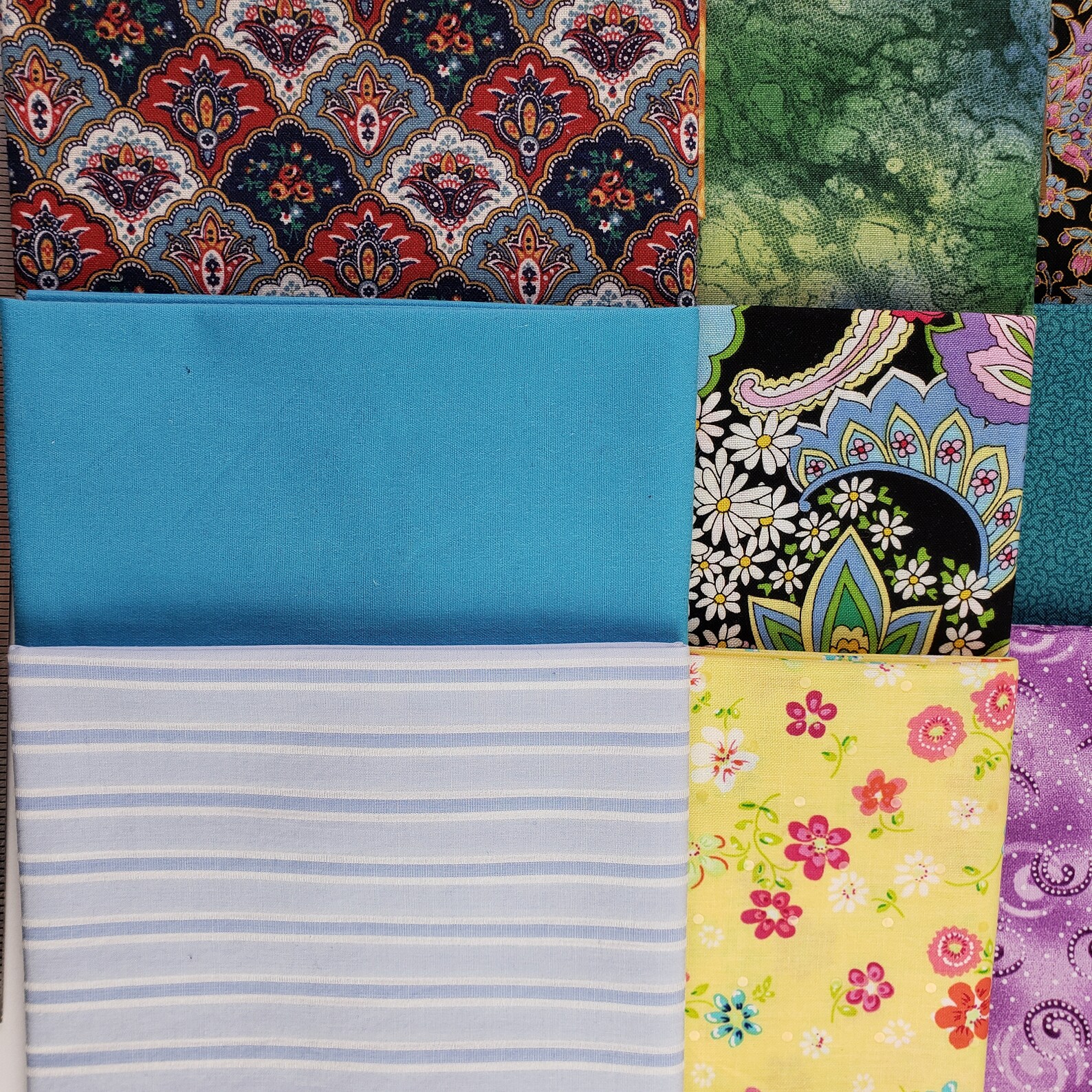 Lot of 20 Fat Quarters 100 Cotton Fabric Quilting Sewing Etsy