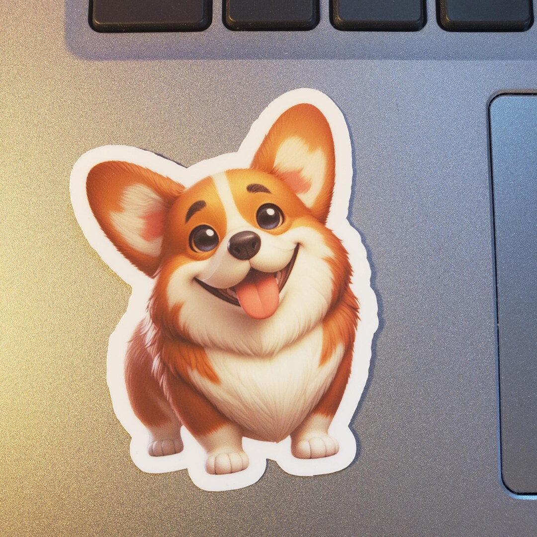 Science Corgi Sticker Corgi Dog Sticker You Pick Size for Laptops Tumblers and More - Etsy