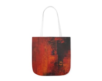 Tote Bag (AOP) Tote Bag (AOP) Blurred Horizon Original Design Printed Tote Bag Abstract Design Grab And Go Stylish Horizontal Print