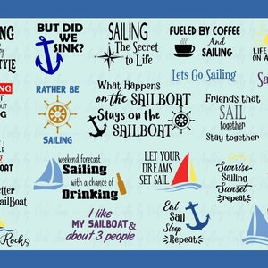 Sailing SVG Pack