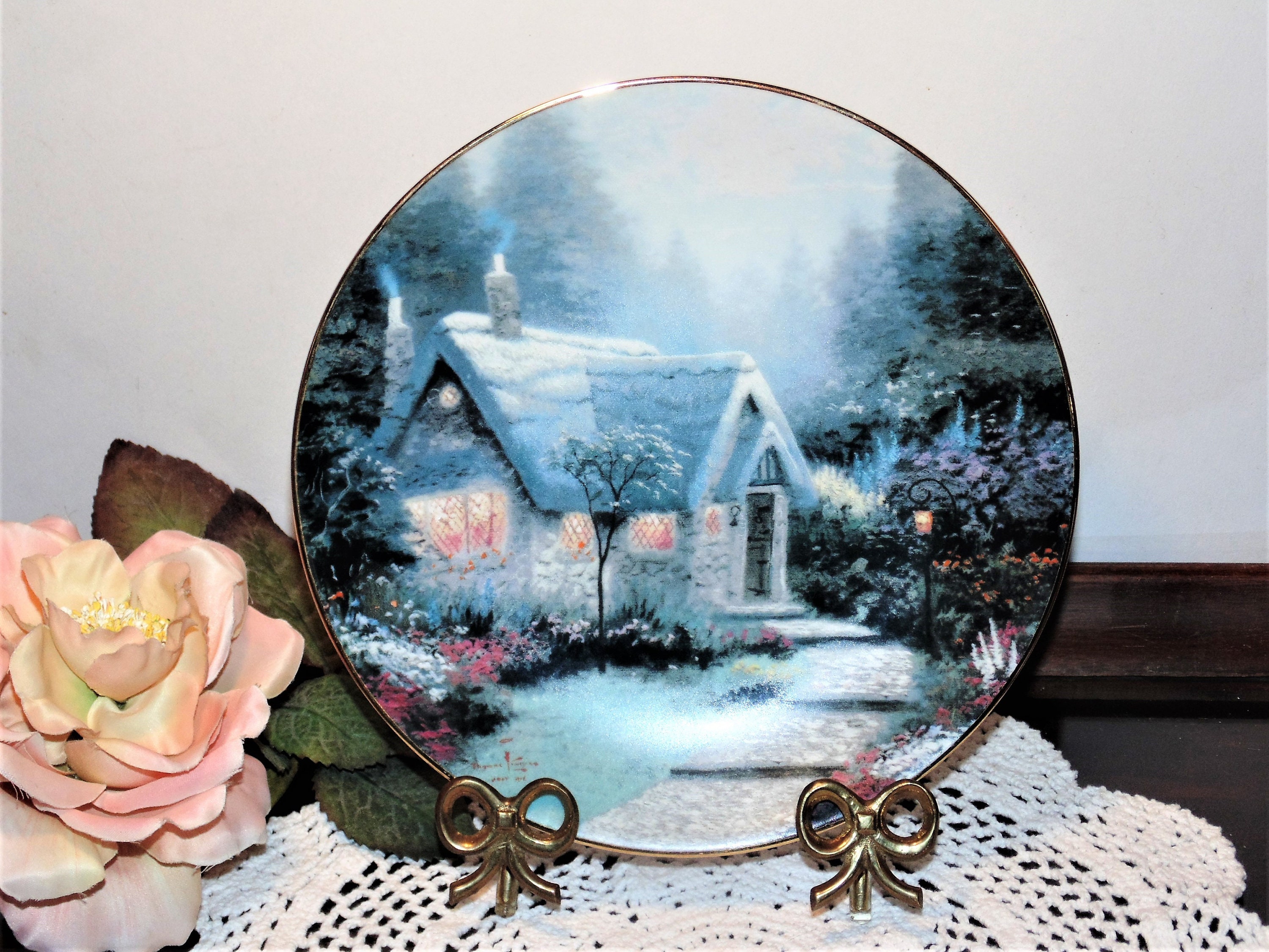 Collectibles Collectible Plates Thomas Kinkade McKenna's Cottage