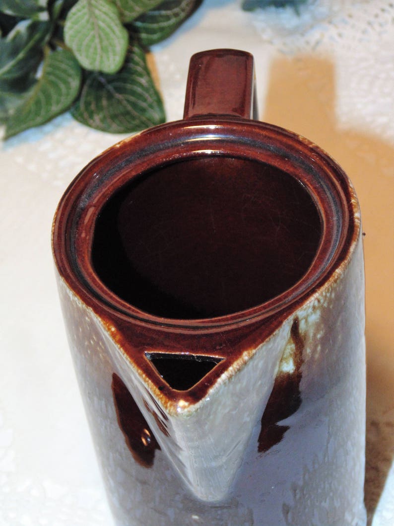 Drip Glaze Teapot Made in Japan Vintage Red Ware Pottery Etsy