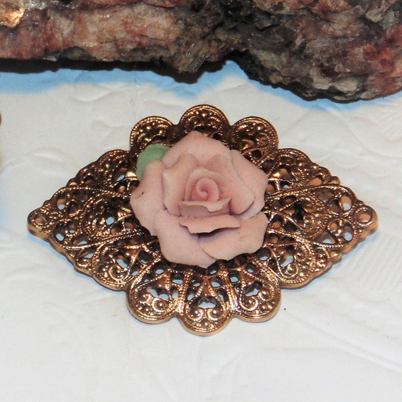 Vintage rose hotsell pin