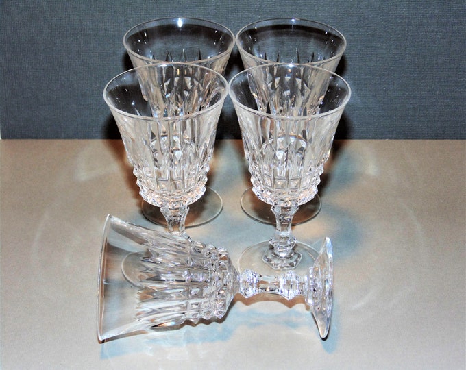 Cut Crystal Cordial Glasses, Vintage Stemware, Set of 5 Goblets Etsy