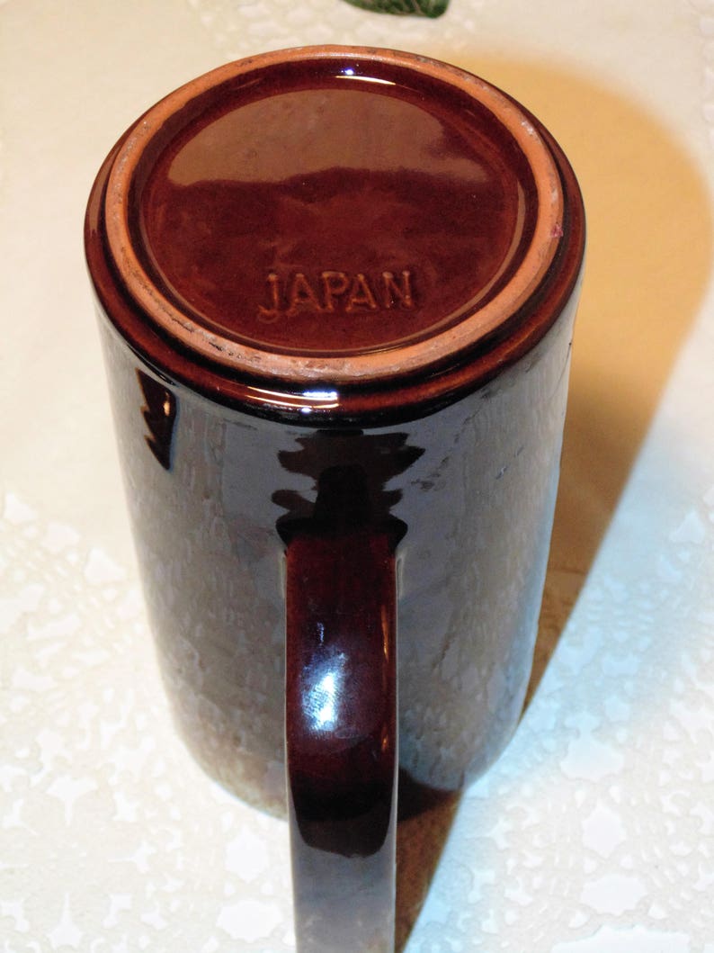 Drip Glaze Teapot Made in Japan Vintage Red Ware Pottery Etsy