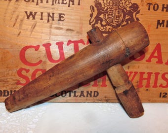 Antique Wood Tap, Beer Keg Faucet, Beer Spout, Wine Spigot, Keg Barrel Tap Handle, Home Brew Tool, Father's Day Gift, Primitive Bar Decor