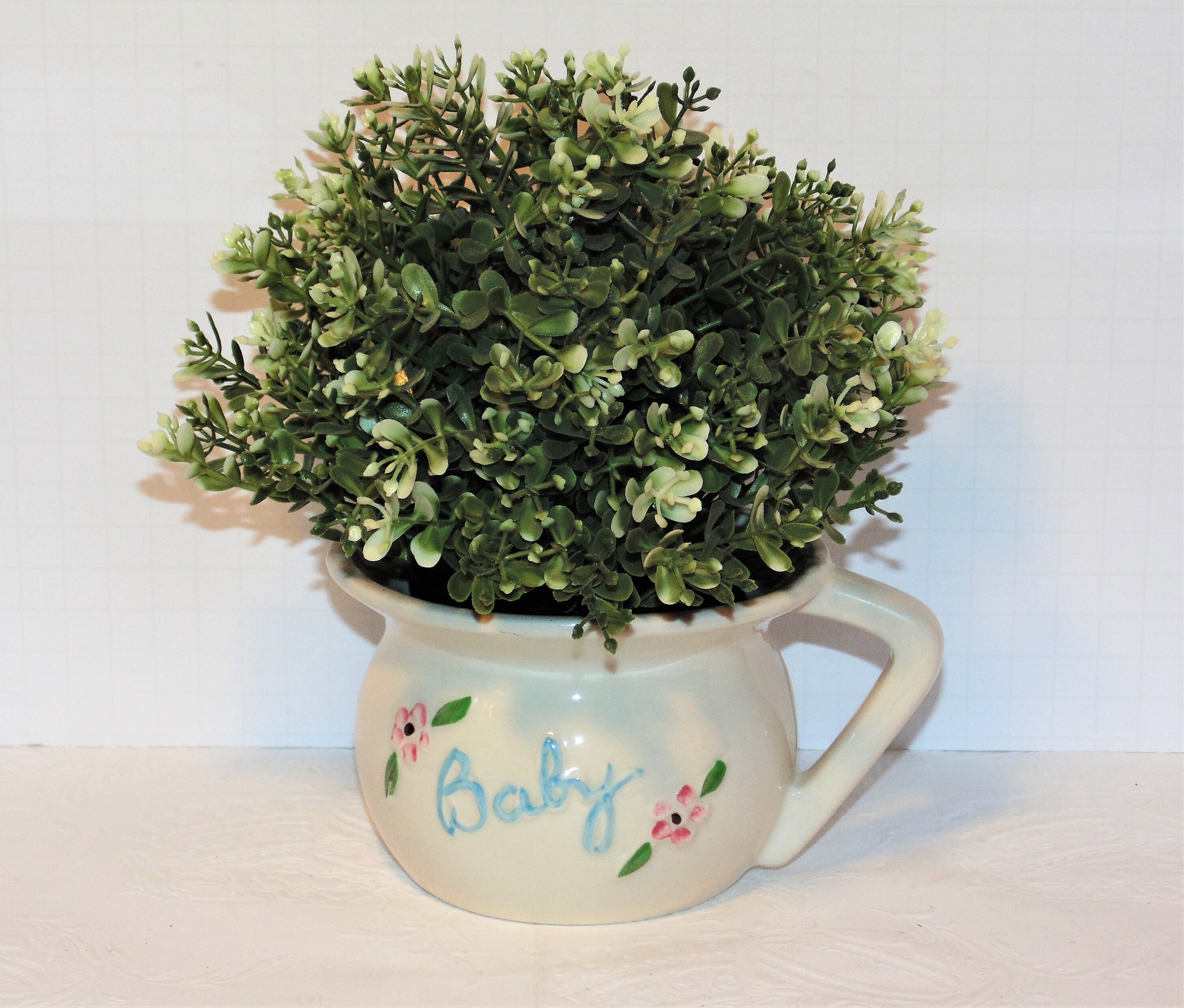 Baby Planter Pot Shower Centerpiece Ceramic Flower Holder Etsy