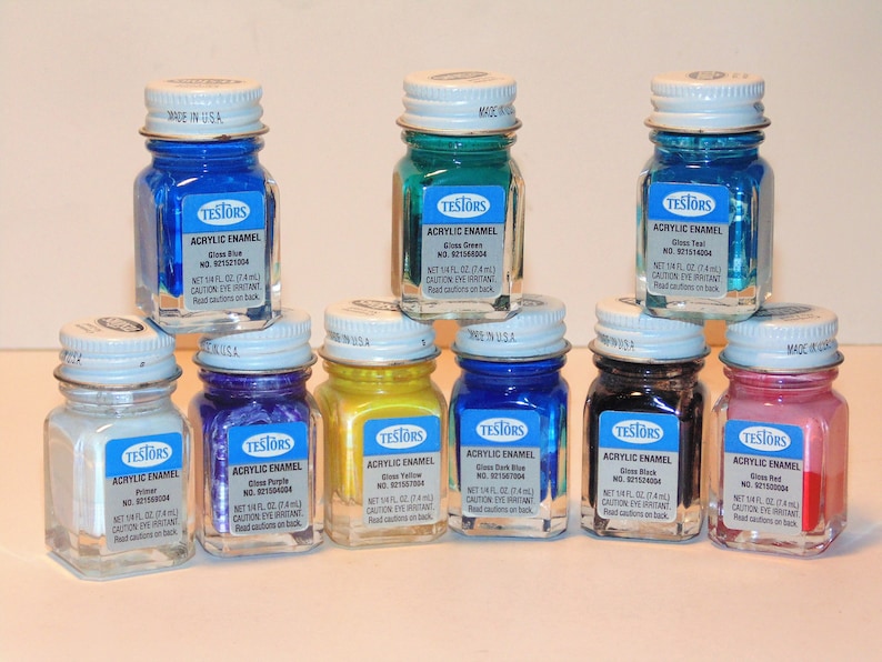 Acrylic Enamel Paint >> Testors Acrylic Enamel Craft Paint In Glass Bottle With Metal Etsy Acrylic Enamel Paint >> Testors Acrylic Enamel Craft Paint In Glass Bottle With Metal Etsy