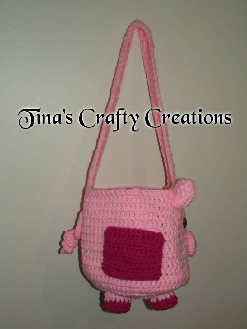 Pig Purse Crochet Pig Handmade Bag Pig Bag Crochet Purse Etsy
