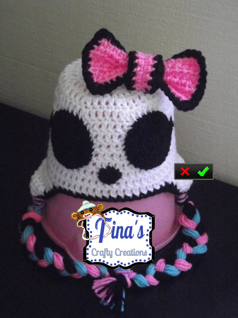 Girl Monster Hat Crochet Hat Winter Hat Monster Hat Photo Etsy