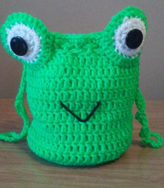 crochet frog purse pattern