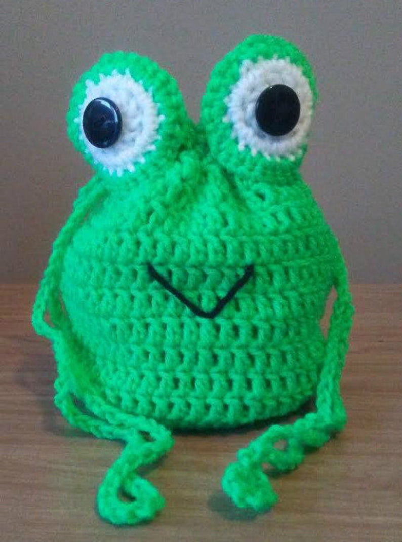 Frog Purse Crochet Frog Purse Handmade Purse Crochet Purse - Etsy