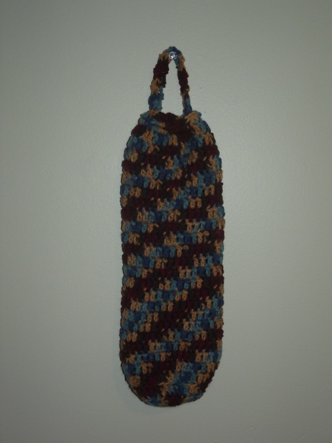 Crochet Bag Keeper Plastic Bag Holder Crochet Bag Cozy Etsy