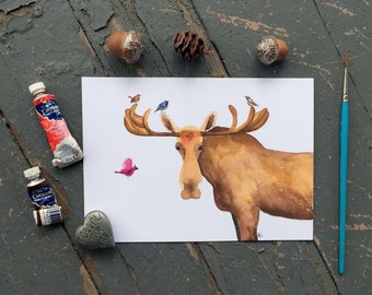 Don't Moose With Me, 5 x 7 PRINT