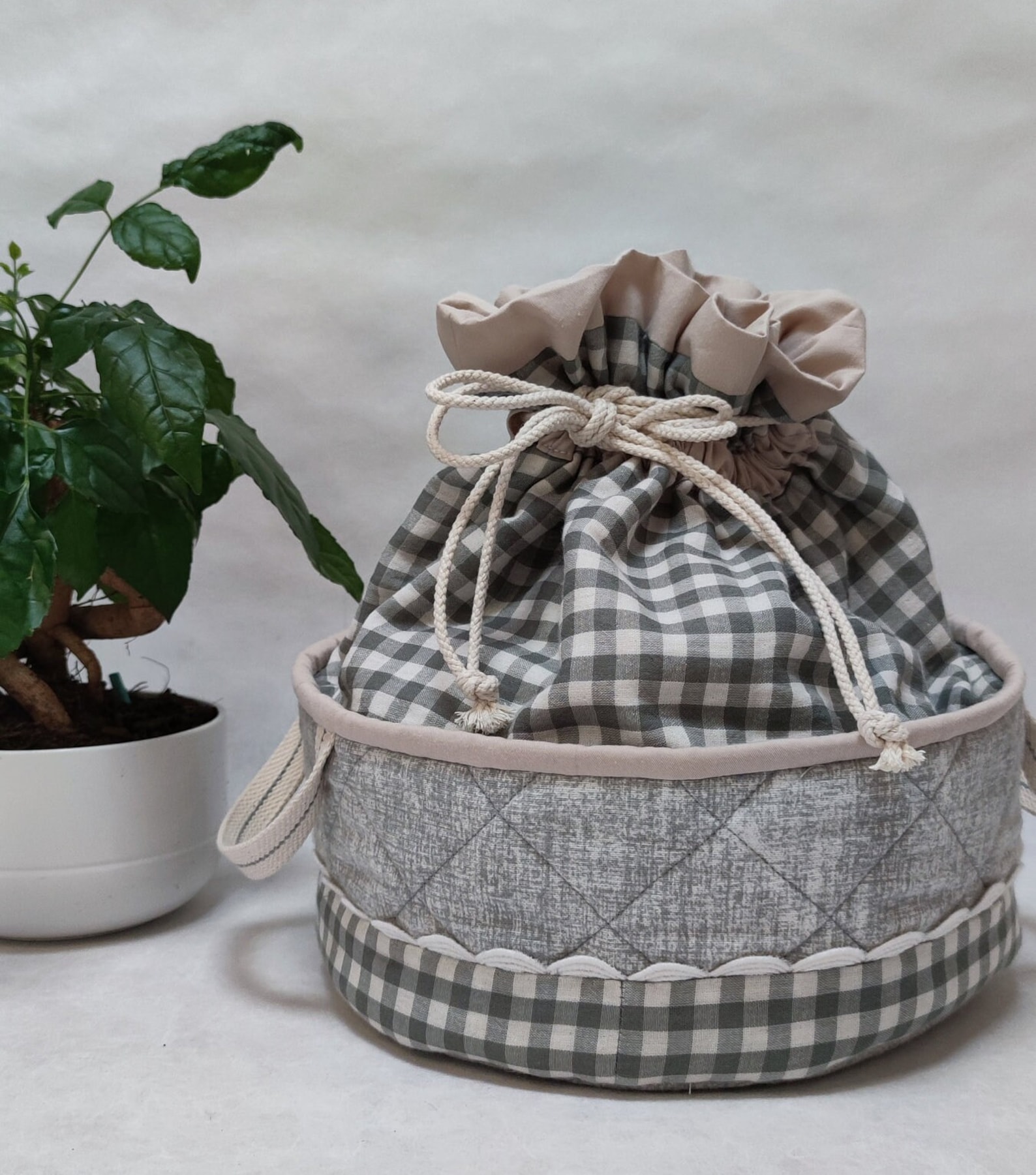 Fabric Bread Basket Sewing Pattern | PDF Digital Download: Full Size ...