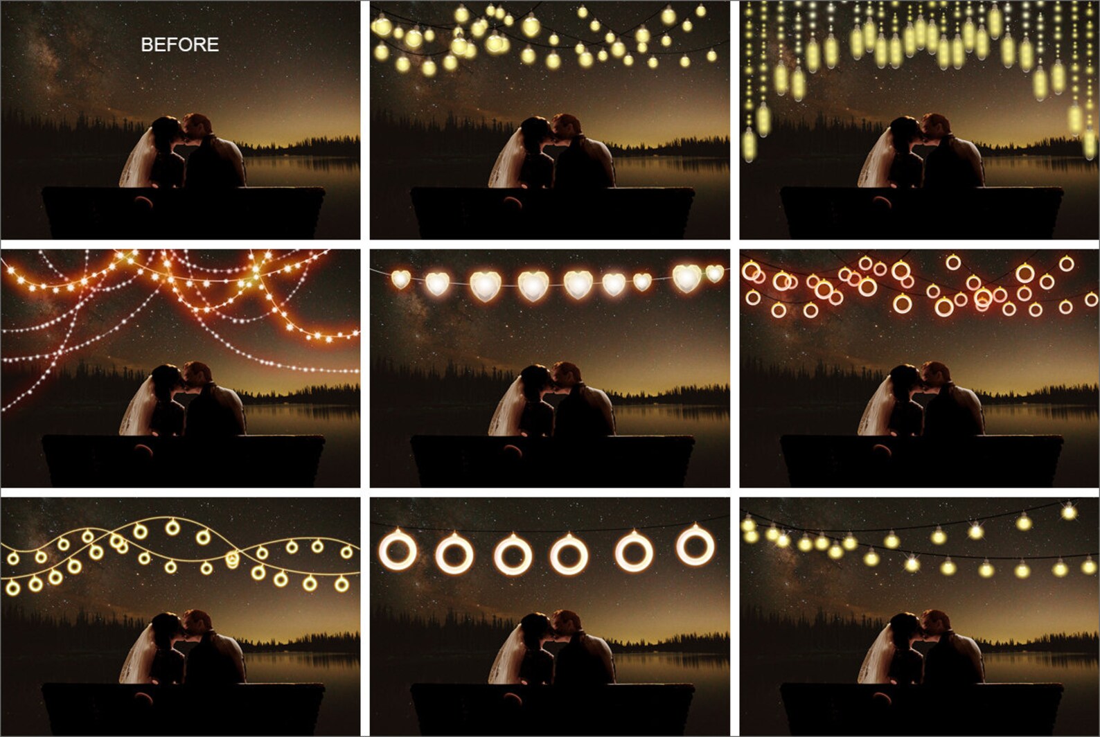 String Lights Photo Overlays String Light Overlays Fairy