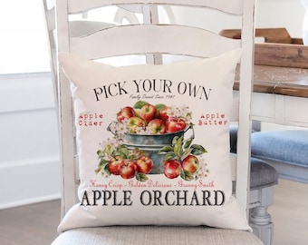 Apple Orchard Printable: Rustic Farmhouse Kitchen Decor (Digital Download)
