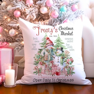Frosty Snowman Christmas Market PNG: Holiday Clip Art (Digital Download)
