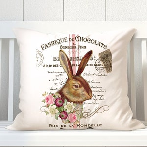 Osterhase Digitale DIY Transfer Primitive Victorian Brown Rabbit Bildkunst Rosa Shabby Chic Rosen Bauernhaus Rustikal Junk Journal Scrapbook