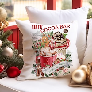 Hot Cocoa Bar Christmas Farmhouse Image (Digital Download)