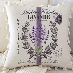 Lavanda PNG French Country Farmhouse Lavande fai da te stampabile trasferimento vassoio a più livelli decorazione ghirlanda sacco per mangime shabby chic digitale cottage core