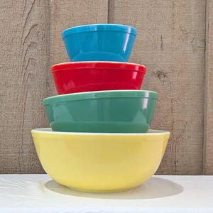 1940's Pyrex Bowls - Etsy