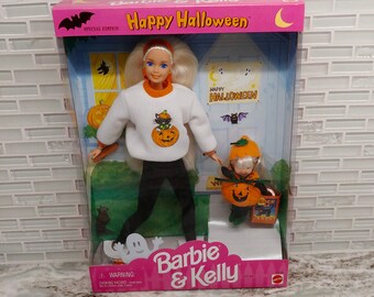 happy halloween barbie and kelly