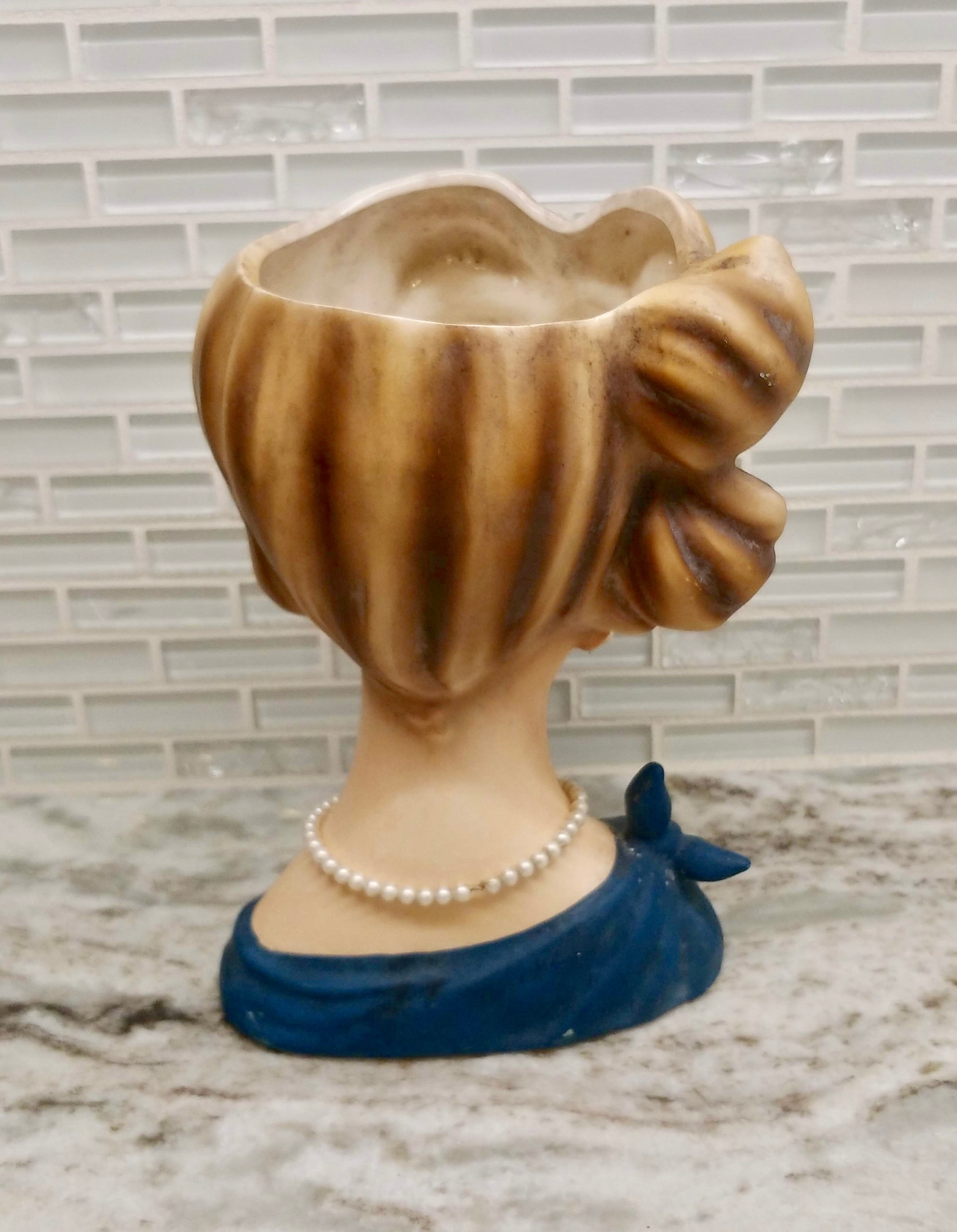 Vintage 1950s Napcoware lady head vase C7293 Japanese head Etsy