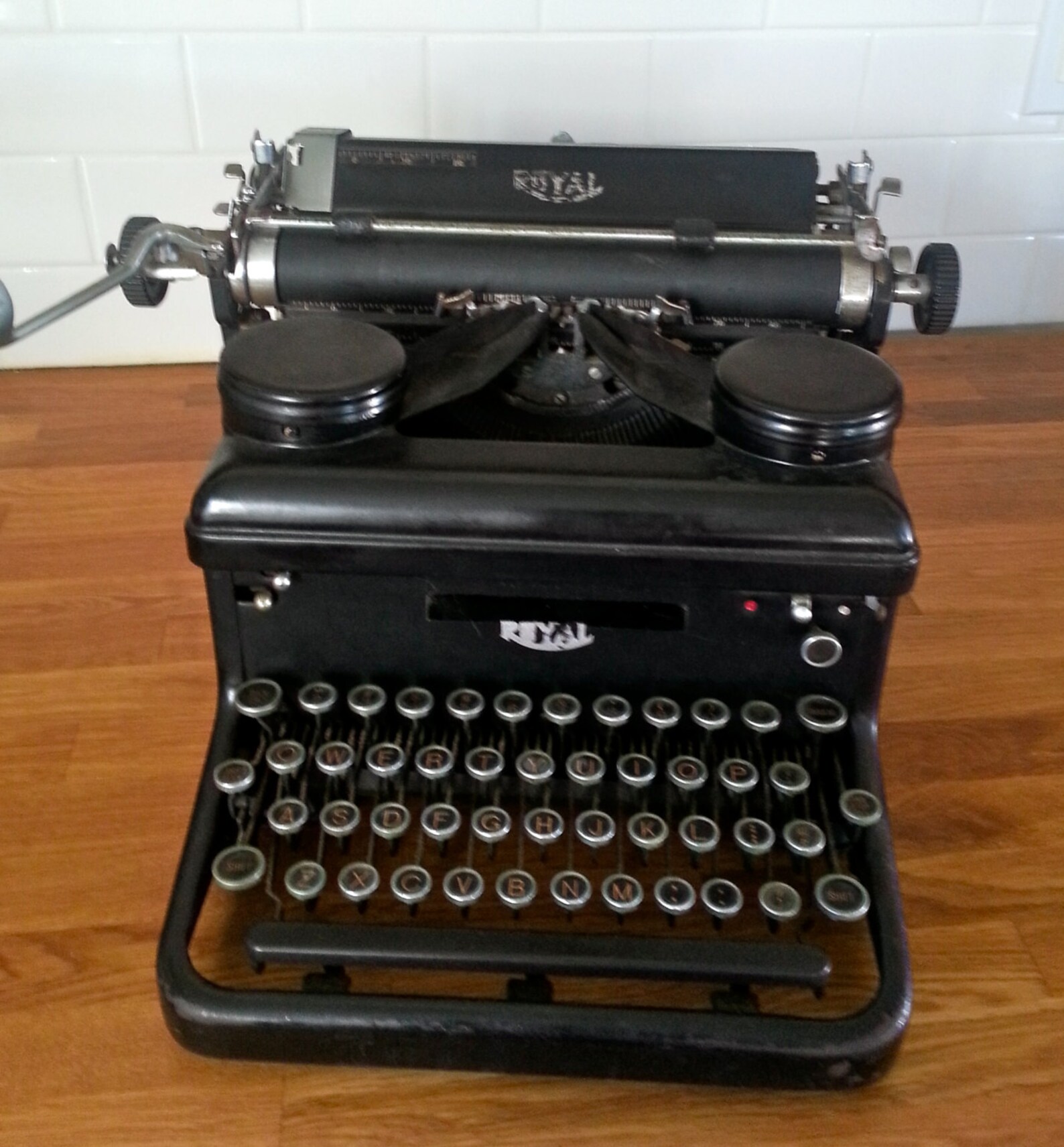 Antique Royal Typewriter Heavy Cast Iron. Vintage Decor Etsy