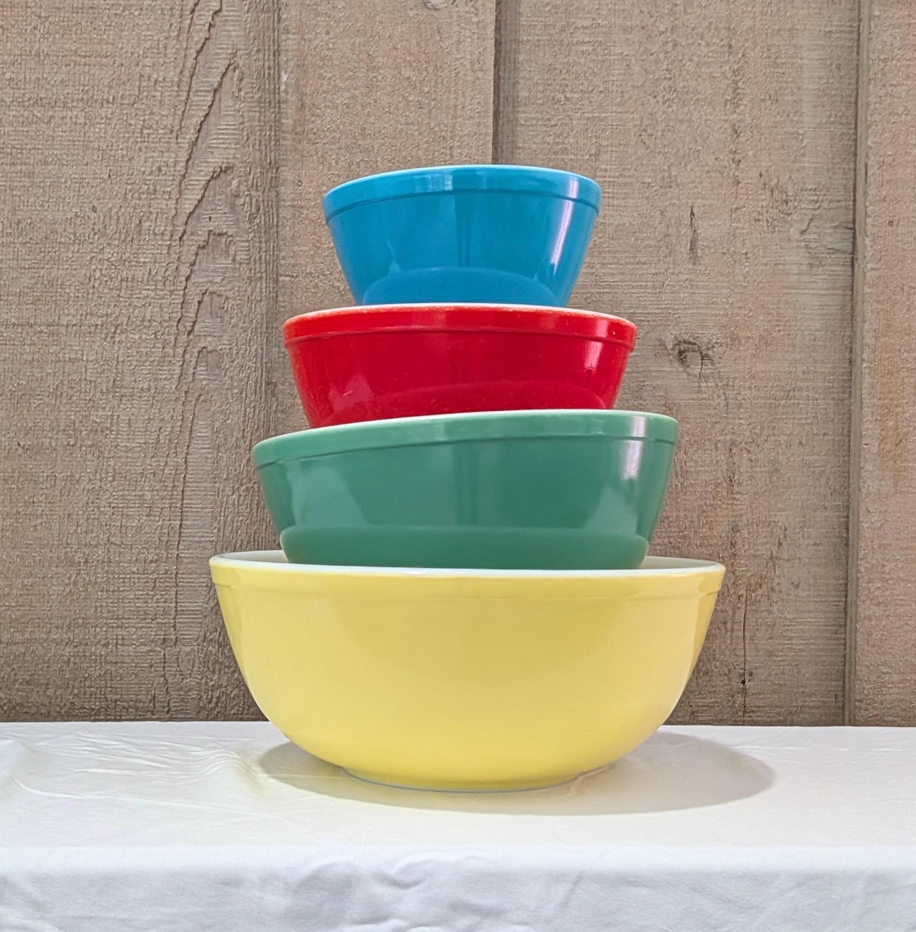 Pyrex Mixing Bowls 1940s Primary Colors - Etsy