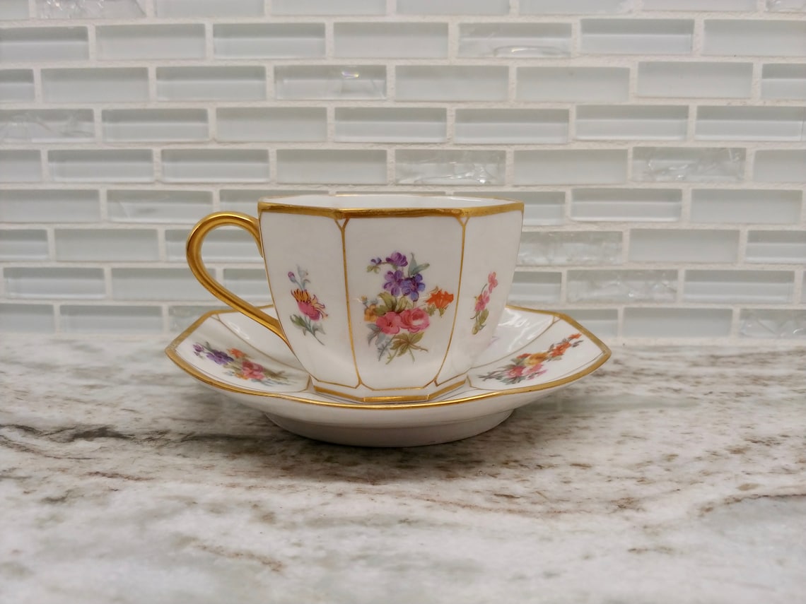 Wm Guerin & Co tea cup Limoges France Guerin Limoge teacup Etsy