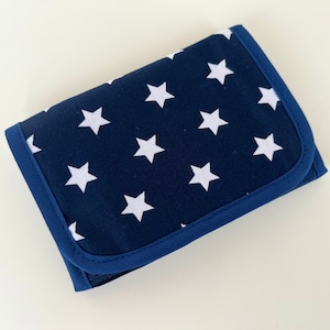 Wallet 'Stars' navy blue