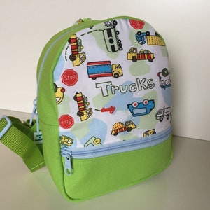 Backpack (S) 'Trucks' (ready to ship - singleton)