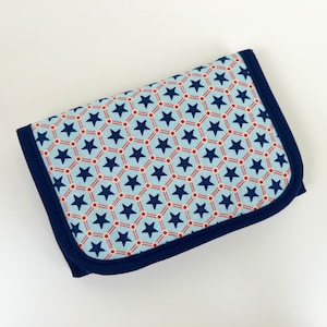 Wallet 'Stars' blue