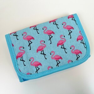 Portemonnaie "Flamingos" türkis