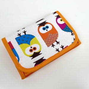 Wallet 'Owls' orange