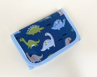 Wallet 'Dinosaurs' blue/light-blue