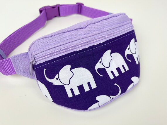 Fanny Pack Bumbag elephant Walk Purple Etsy UK
